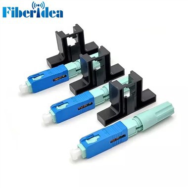 SC UPC Fast Connector Ntsia Hlau Foob