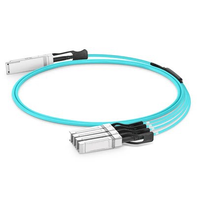 100g QSFP28 txog 4 x 505G SFP28 AOC 100 GC QSFP28 Nquag Optical Cable Qab FCC {7}} m