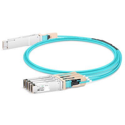 200g qsfp56 rau 4x 50G SFP56 Nquag Optical Cable (AOC), 1m {6} m} m